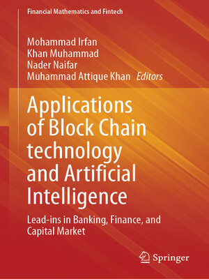 cover image of Applications of Block Chain technology and Artificial Intelligence